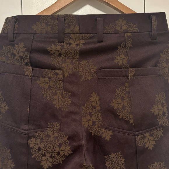 $770 BNWT Goodfight Jacquard Print CroppedTailored Trousers/ Pants 29 - 30 - Picture 11 of 16